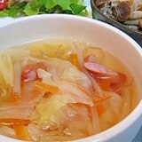 残り野菜であったか野菜スープ♪